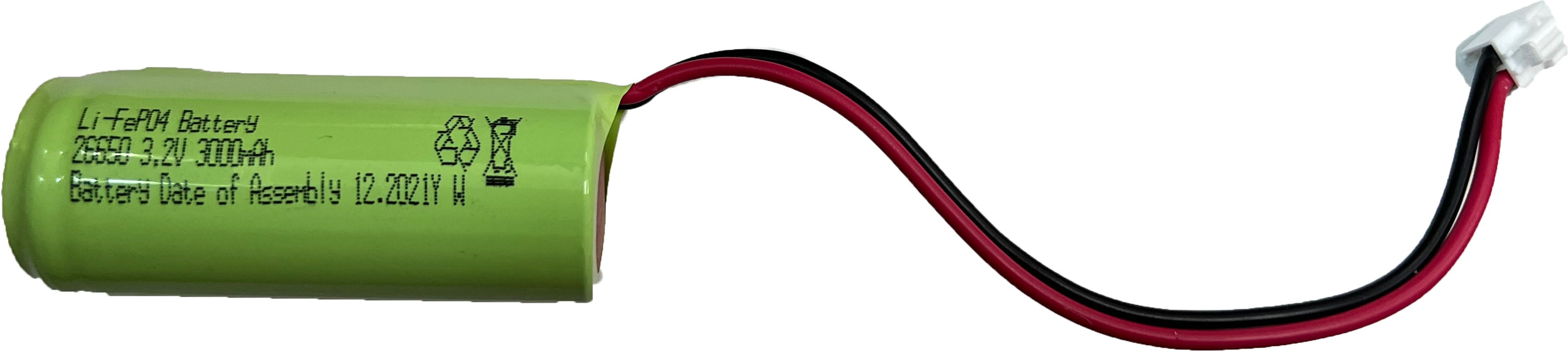 DOTLUX Ersatzakku für LED-Notleuchte EXIT (Artikel 5389) Li-FePO4 3,2V 3000mAh