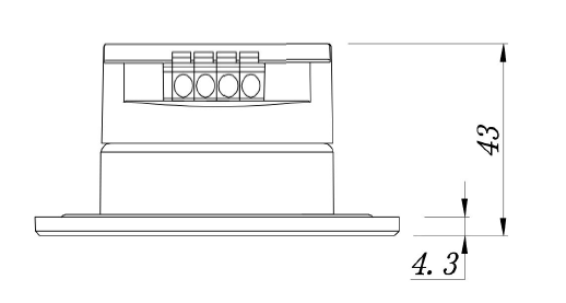 DOTLUX LED-Treppenleuchte EASYSTAIR 1,5 W 3000K silber