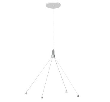 DOTLUX Pendelset Seil mit Deckenbaldachin 1,5m  für Ø600 LED-Leuchte GALAXO