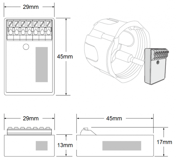 CASAMBI 4-fach Tasteninterface mini