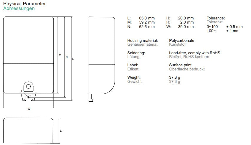 LED-Netzteil CC 6W 250mA 24V