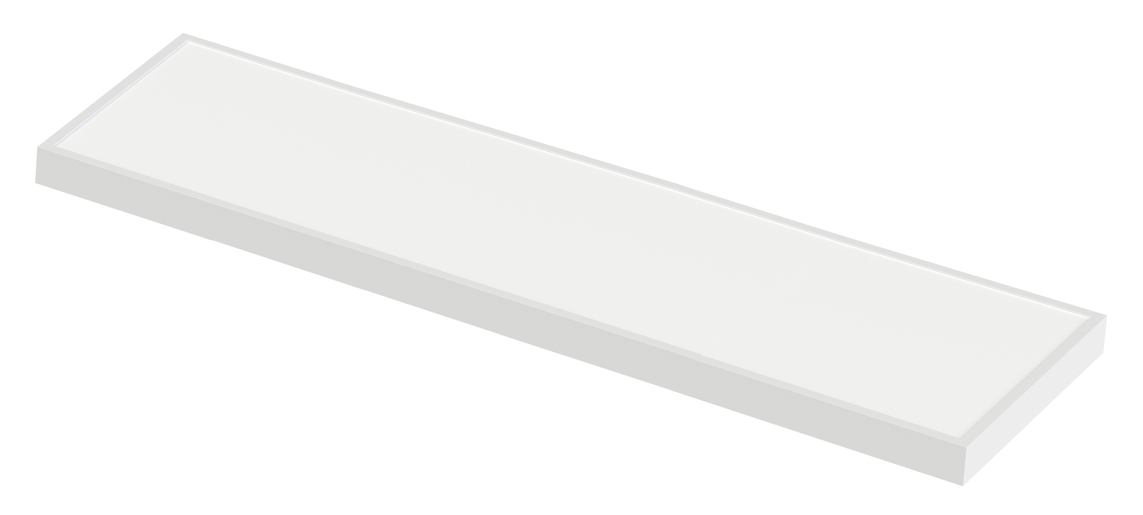 DOTLUX LED-Aufbauleuchte PANELbig-ugr 295x1495mm 38W COLORselect mit 4poligem Stecker für HCL inkl. Netzteil B-Ware
