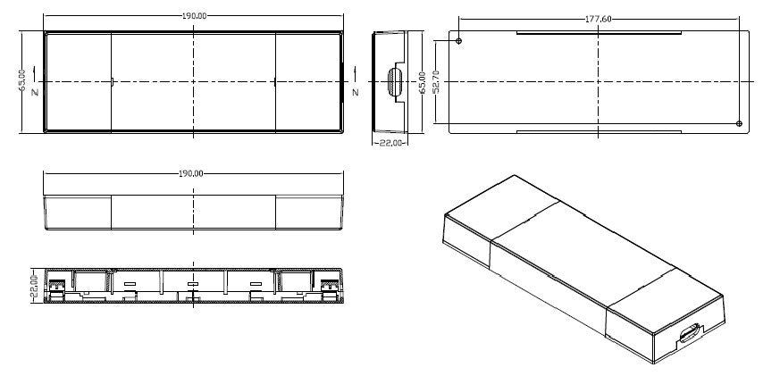 LED-Netzteil CV 24V DC 0-90W 0-3,75A dimmbar 1-10V IP20