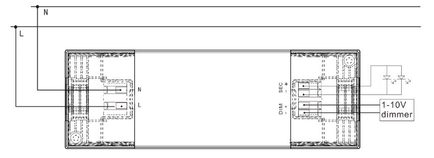 LED-Netzteil CV 24V DC 0-90W 0-3,75A dimmbar 1-10V IP20
