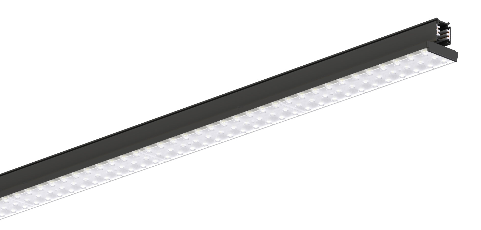DOTLUX LED-Leuchteneinsatz LINEAtrack 1500mm 39-63W 4000K schwarz 90°