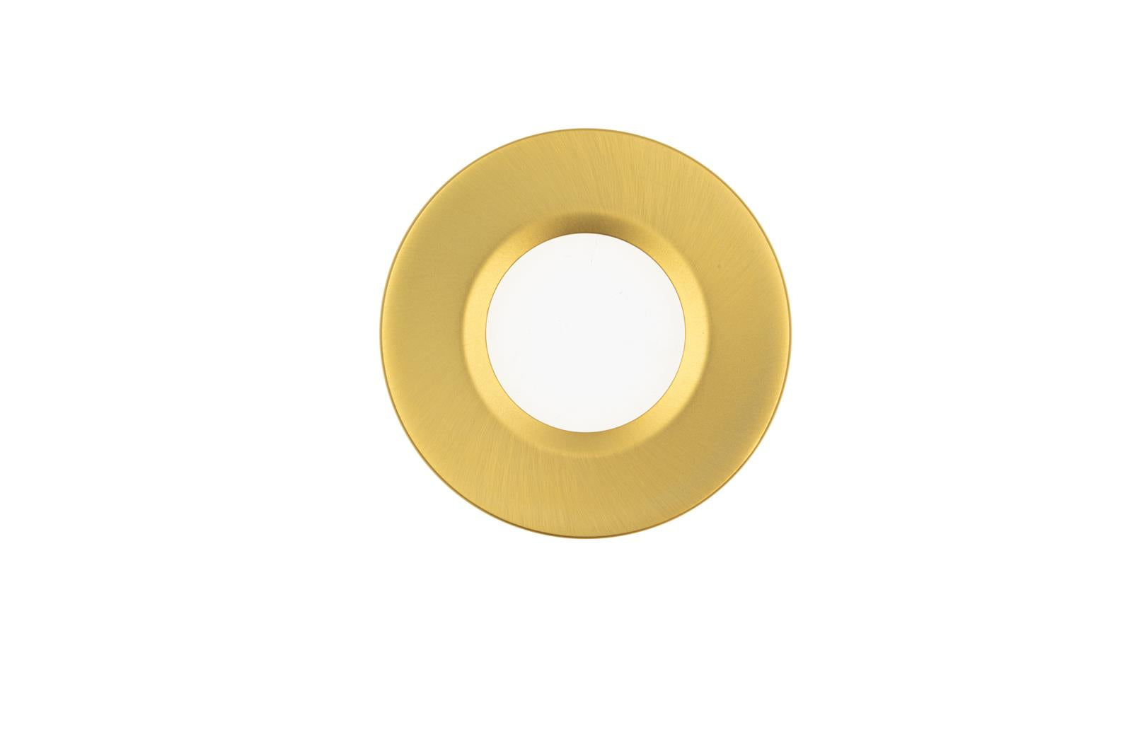 DOTLUX Zierring für MULTISCREW rund gold gebürstet