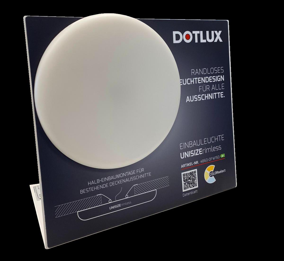 DOTLUX L-Aufsteller UNISIZErimless