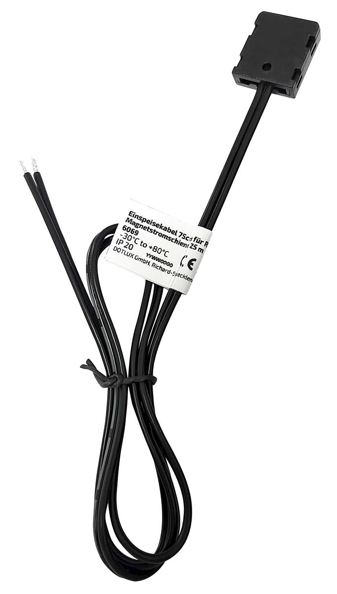 DOTLUX Einspeisekabel 75cm für RETAILO Magnetstromschiene 25mtr.