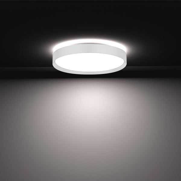 DOTLUX LED-Leuchte DISCugr Ø800mm 75W COLORselect und DALI weiß