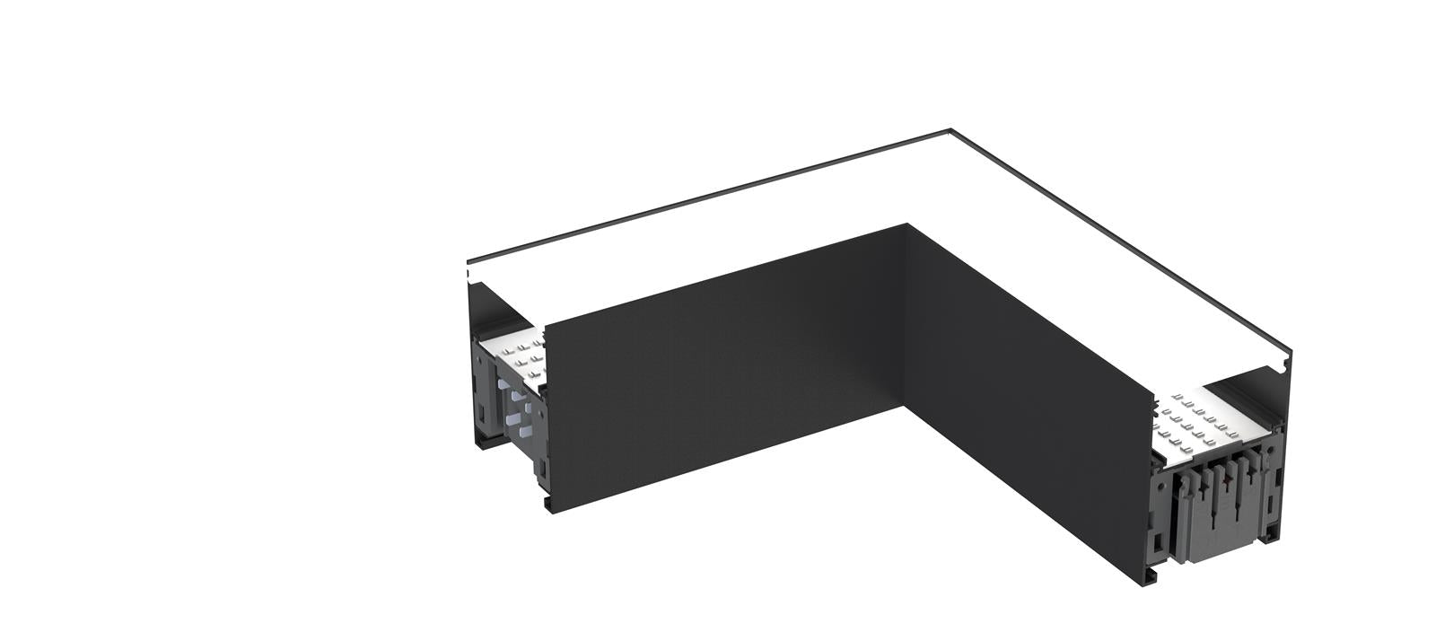 DOTLUX CONNECT Lineare LED-Leuchte Ecke Rechts 12W 4000K DALI