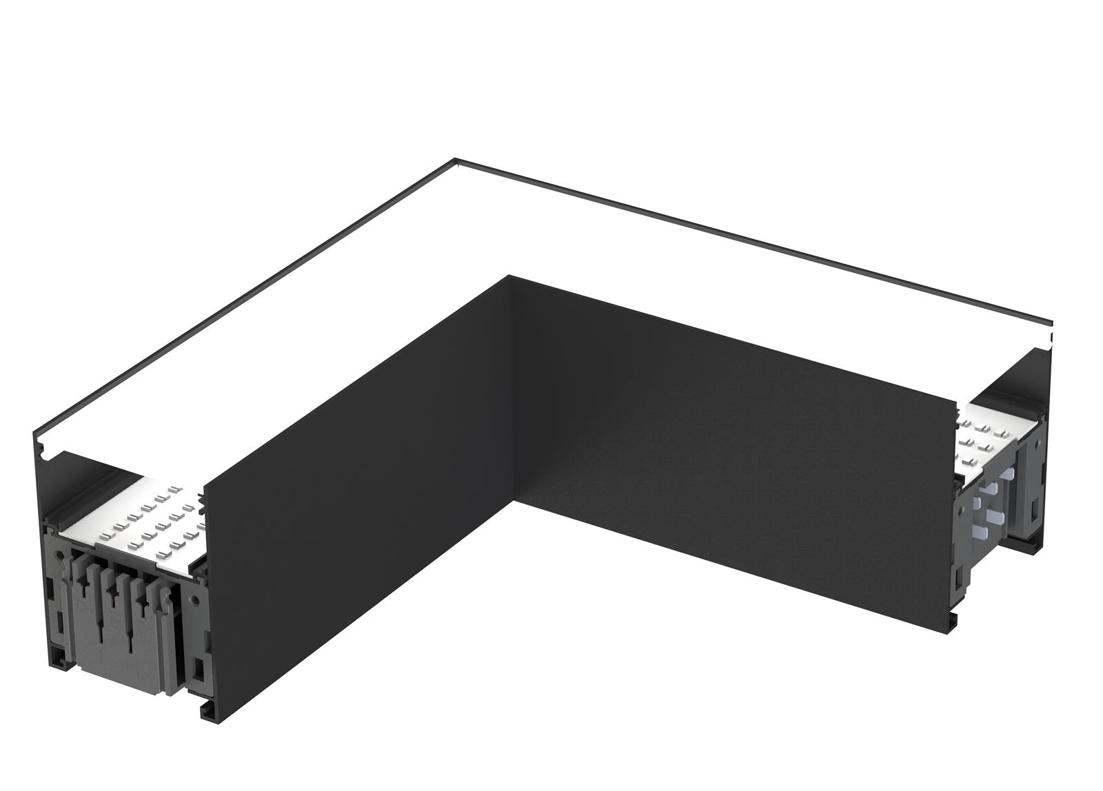 DOTLUX CONNECT Lineare LED-Leuchte Ecke Links 12W 4000K DALI