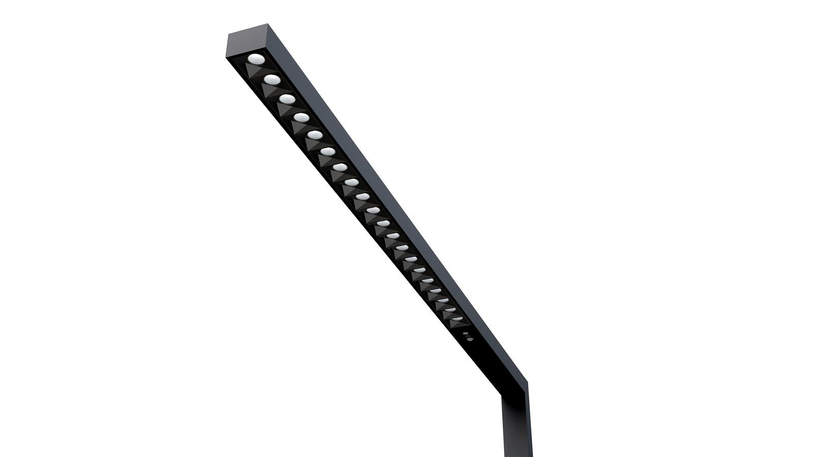 DOTLUX LED-Stehleuchte STYLEbutler 80W 4000K tageslichtabhängige Dimmung schwarz
