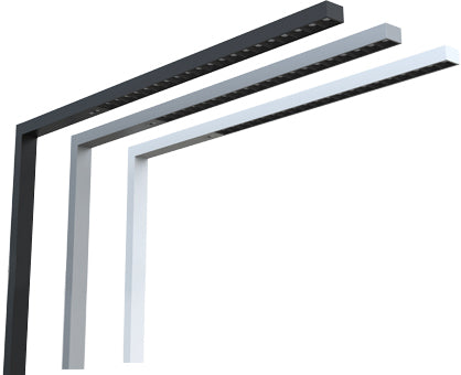 DOTLUX LED-Stehleuchte STYLEbutler 80W 4000K tageslichtabhängige Dimmung schwarz