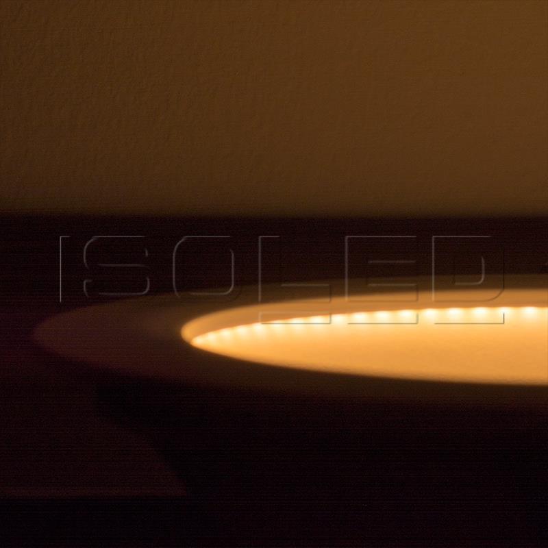 LED Downlight LUNA 8W, indirektes Licht, weiß, warmweiß