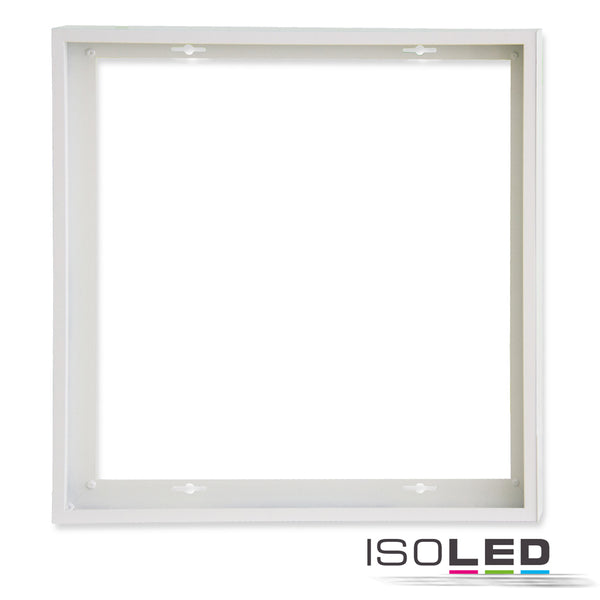 Aufbaurahmen weiß RAL 9016 für LED Panel 625x625, Schnellmontage