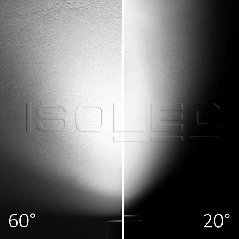 3-PH Schienen-Strahler fokussierbar, 35W, 20°-60°, weiß matt, 4000K