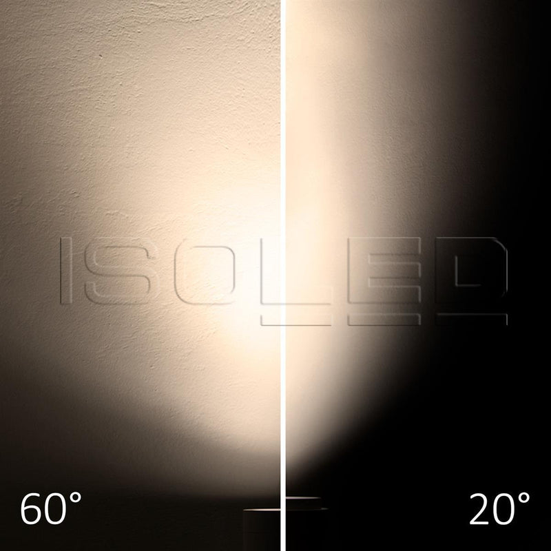 3-PH Schienen-Strahler fokussierbar, 35W, 20°-60°, schwarz, 2700K