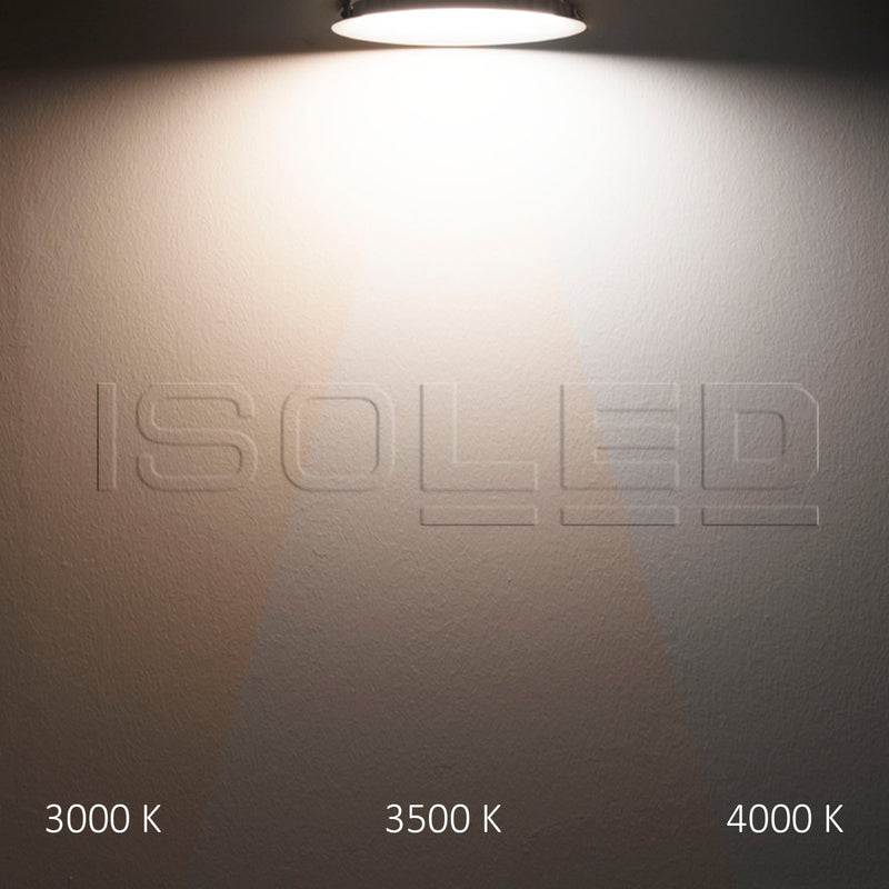 LED Aufbau/Einbauleuchte Slim Flex, 12W, schwarz, ColorSwitch 3000K|3500K|4000K