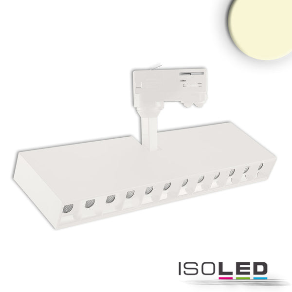 3-PH Raster-Schienen-Strahler, 35W, 45°, weiß matt, warmweiß