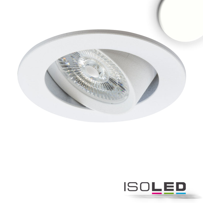 LED Einbauleuchte Slim68 weiß, rund, 9W, neutralweiß, dimmbar