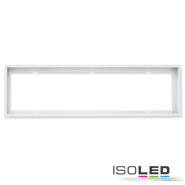 Aufbaurahmen weiß RAL 9016 für LED Panel 1200x300