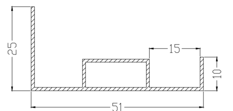 DOTLUX Aufbaurahmen für Deckenmontage 620x620x51mm LED-Panele