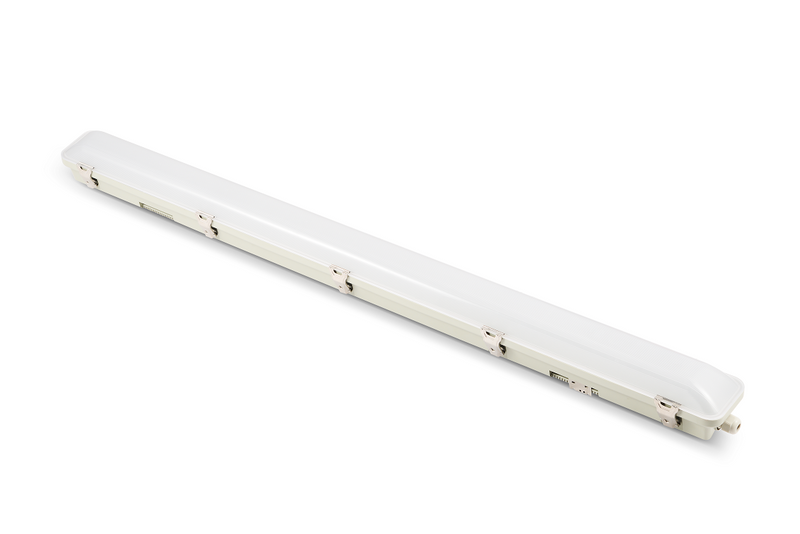 DOTLUX LED-Feuchtraumleuchte MISTRAL IP66 1240mm 26W 4000K gefrostet