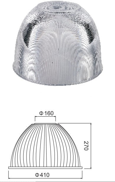 DOTLUX CASE Leergehäuse mit E40 Fassung für LED-Leuchtmittel DONUT