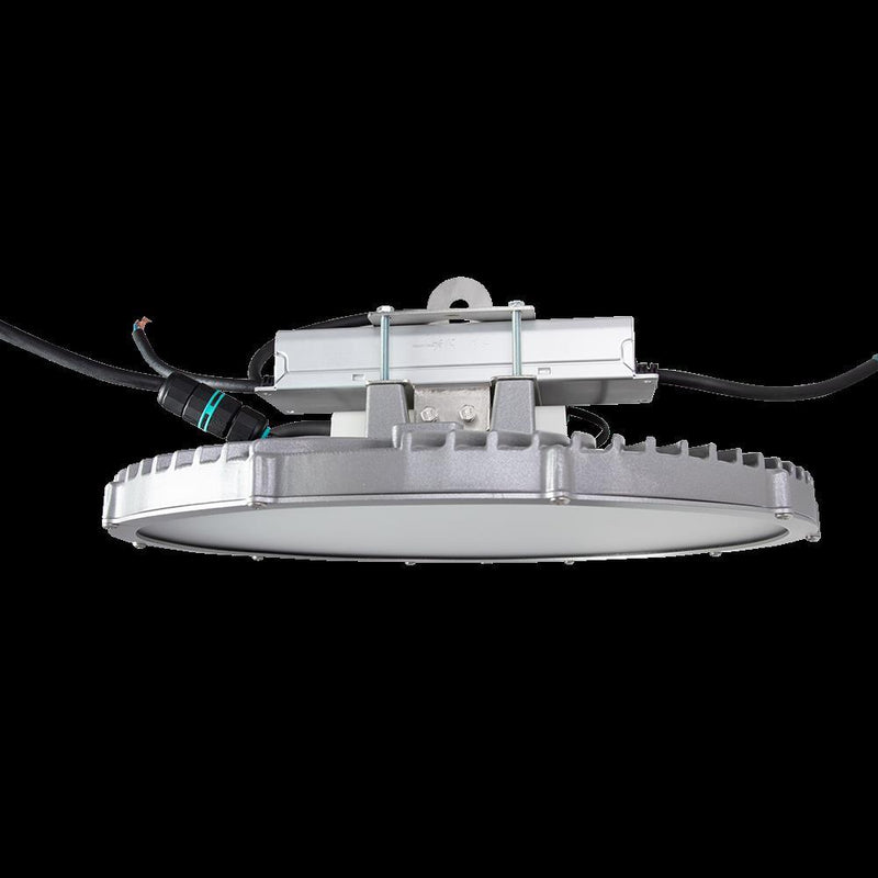 DOTLUX LED-Hallenstrahler LIGHTSHOWERevo-ambient 135W 5000K DALI + 42W 3000K DALI dimmbar gefrostete Abdeckung ballwurfsicher Made in Germany