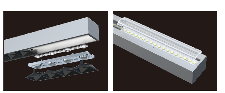 DOTLUX LED-Stehleuchte STYLEbutler 80W 4000K tageslichtabhängige Dimmung weiß