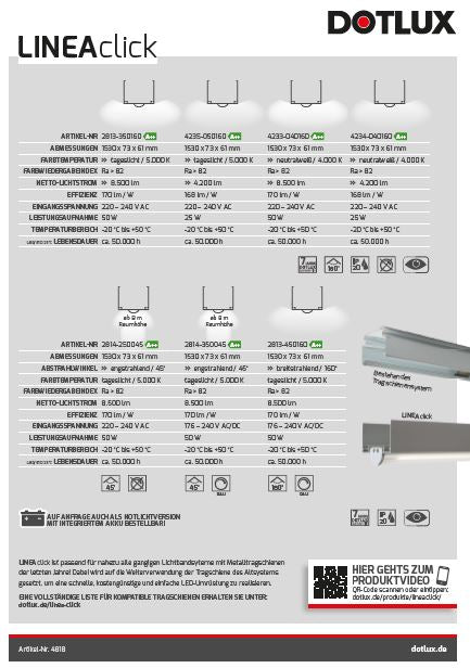 DOTLUX Flyer LINEAclick DIN A4