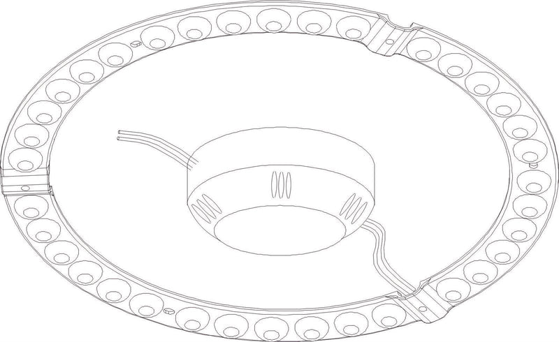 DOTLUX LED Wechselmodul QUICK-FIXadapt 18W 3000K