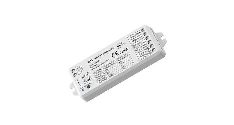 DOTLUX 5 in 1 LED Funk-Empfänger/Dimmer TUYA & Fusion Technologie15,5A 12-24V für alle LED-Streifen